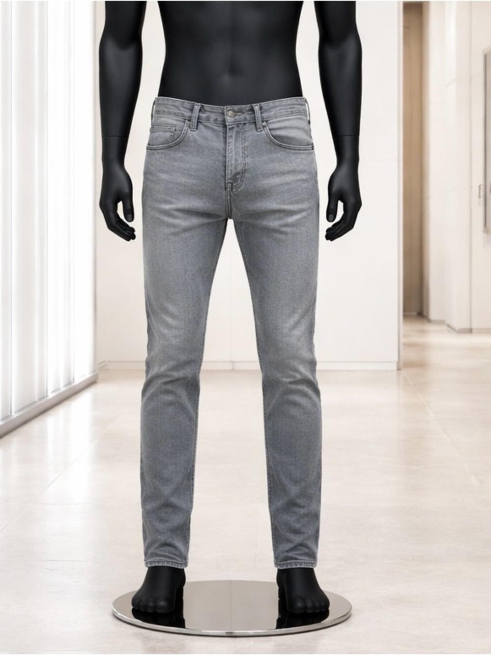 Hudson Jeans Men’s Slim Straight Light Gray Jeans
